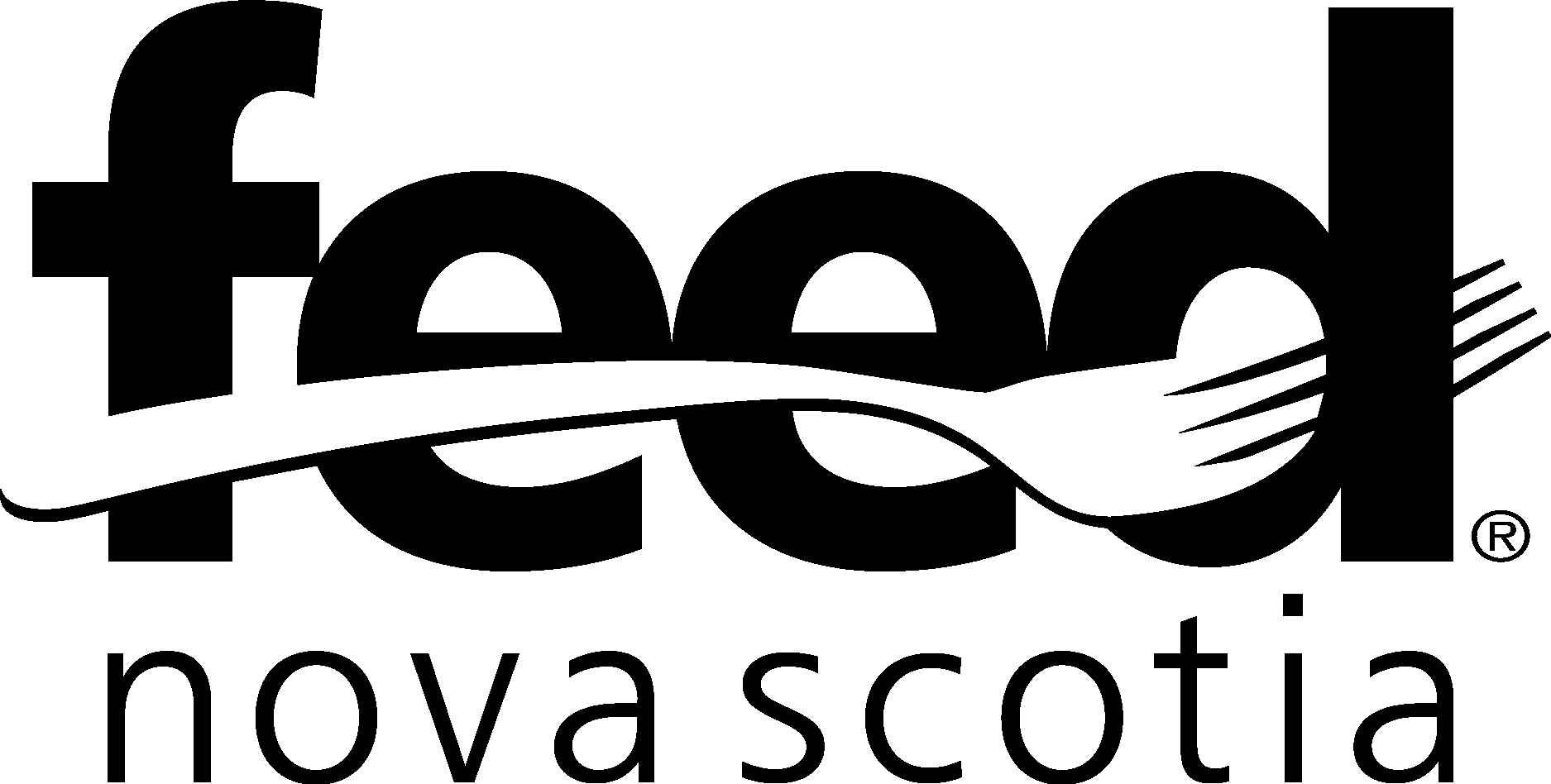 Feed Nova Scotia Black Logo Vector Logo